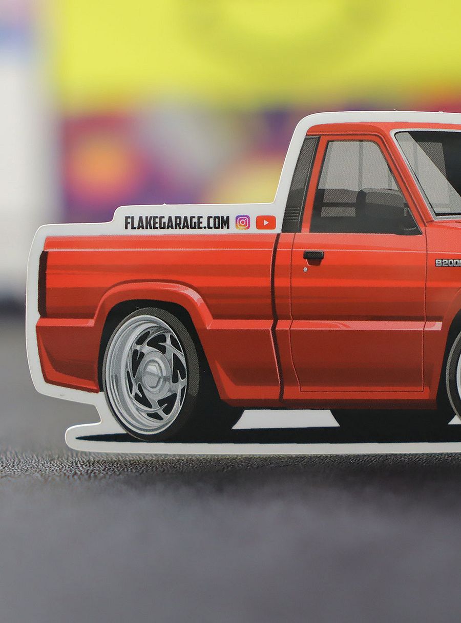 Mazda B2200 / B2000 6" Mini Truck Sticker product image (2)
