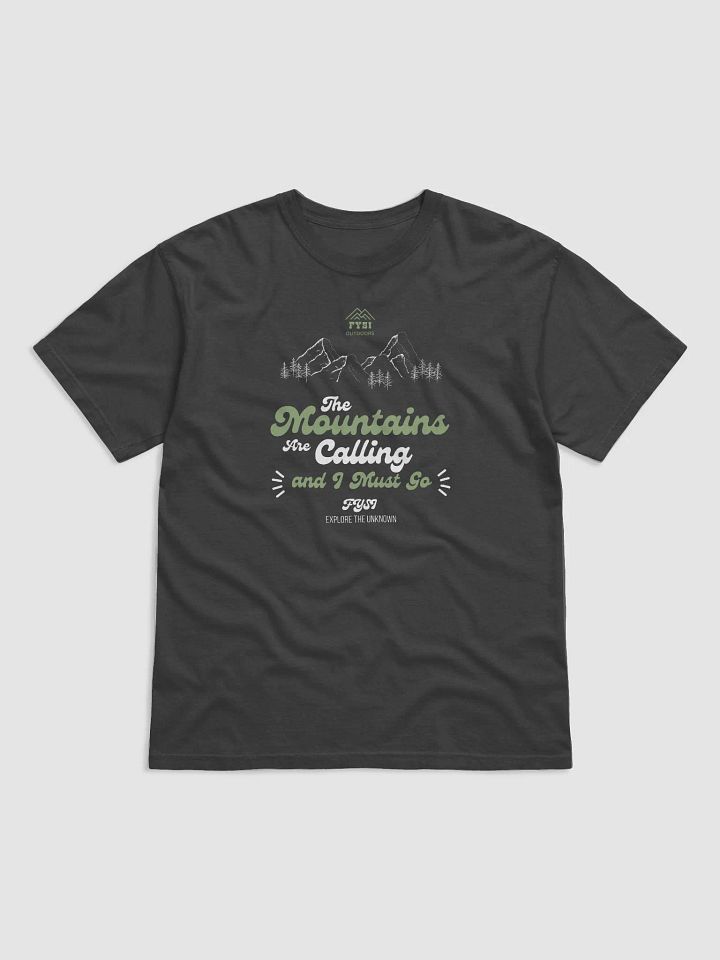 Mountains are Calling Organic Cotton Garment-Dyed T-Shirt product image (1)
