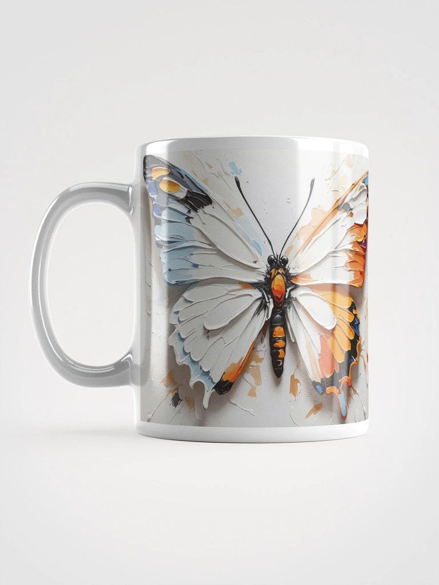 Radiant Butterfly White Glossy Mug product image (6)