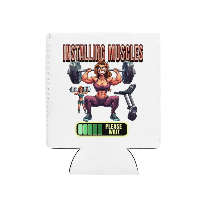 Installing Muscle Weightlifting Female Can Cooler product image (1)