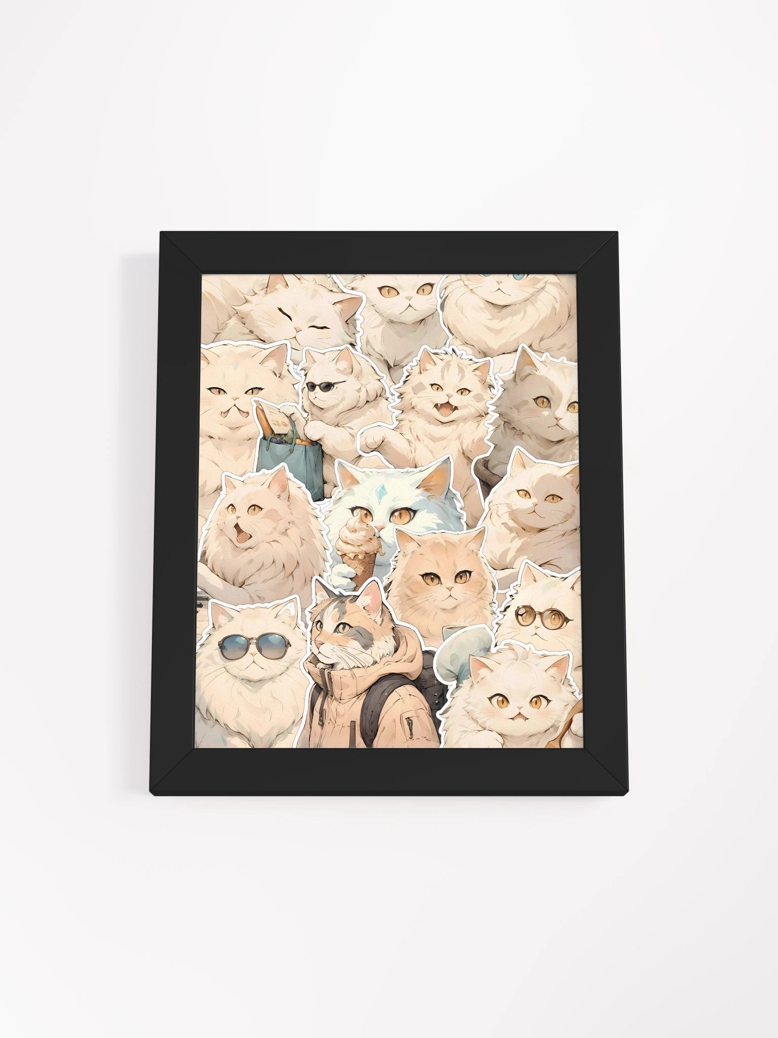 Framed High-Quality Matte Poster (in) - Fluffverse product image (1)