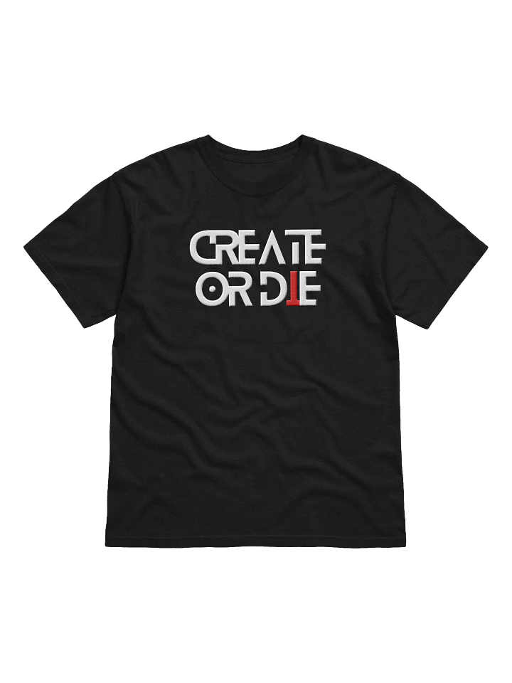 Create or Die Embroidered Tee product image (1)