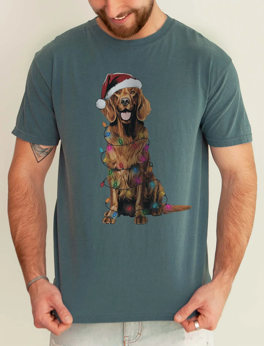 Funny Irish Setter Christmas T-Shirt for Irish Setter Paw-rents product image (1)