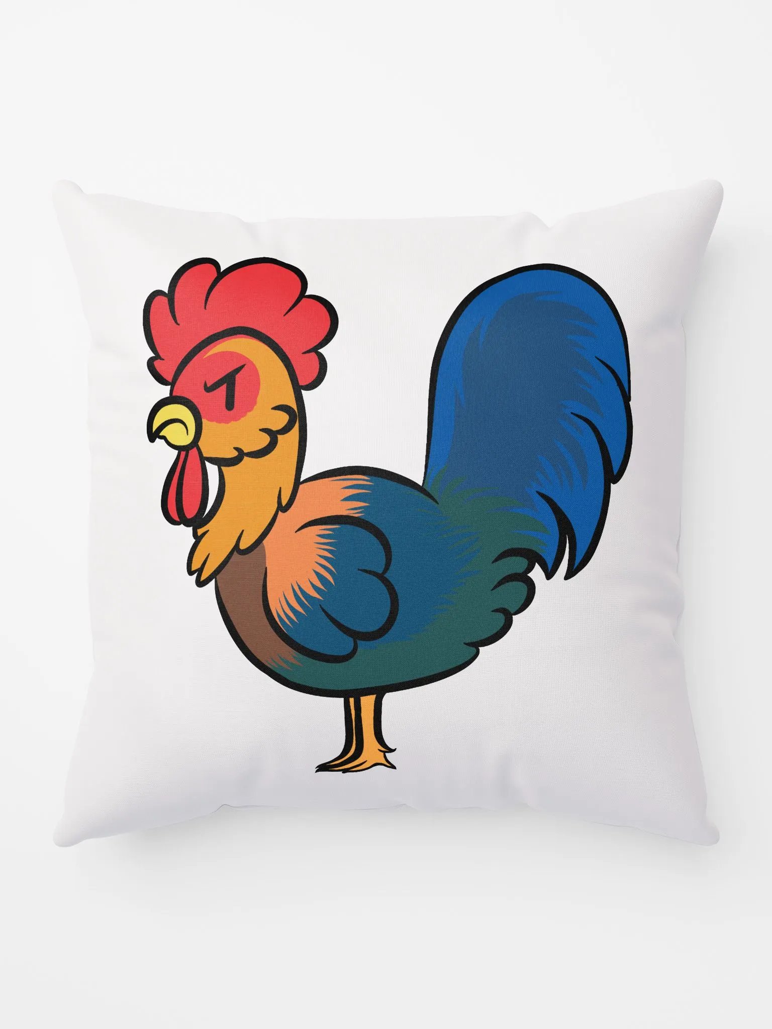 Angry Rooster Throw Pillow product image (1)