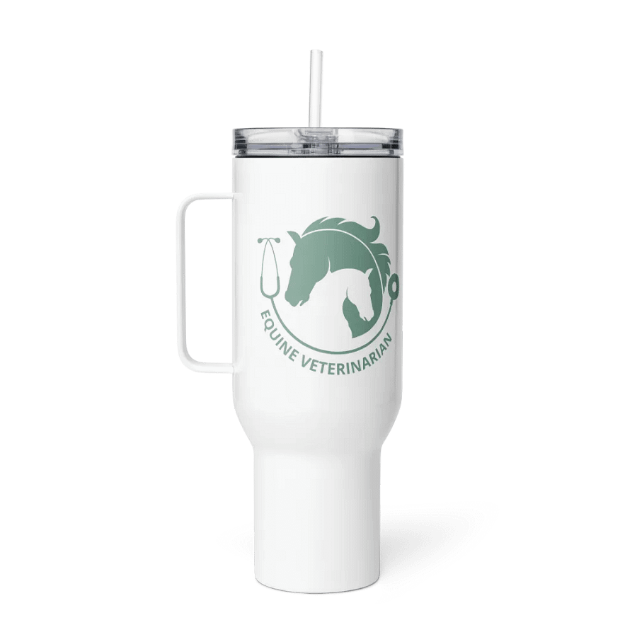 "Equine veterinarian" Travel Mug with a Handle product image (19)