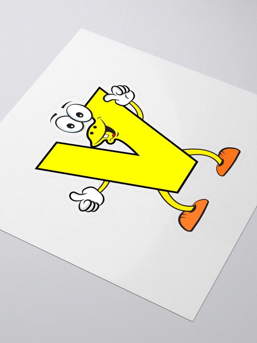 V Letter Cartoon Character Sticker product image (7)
