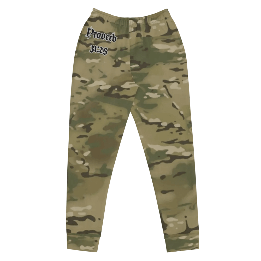 Faithful Camo: Proverb 3:25 Women's Joggers - Multicam product image (9)