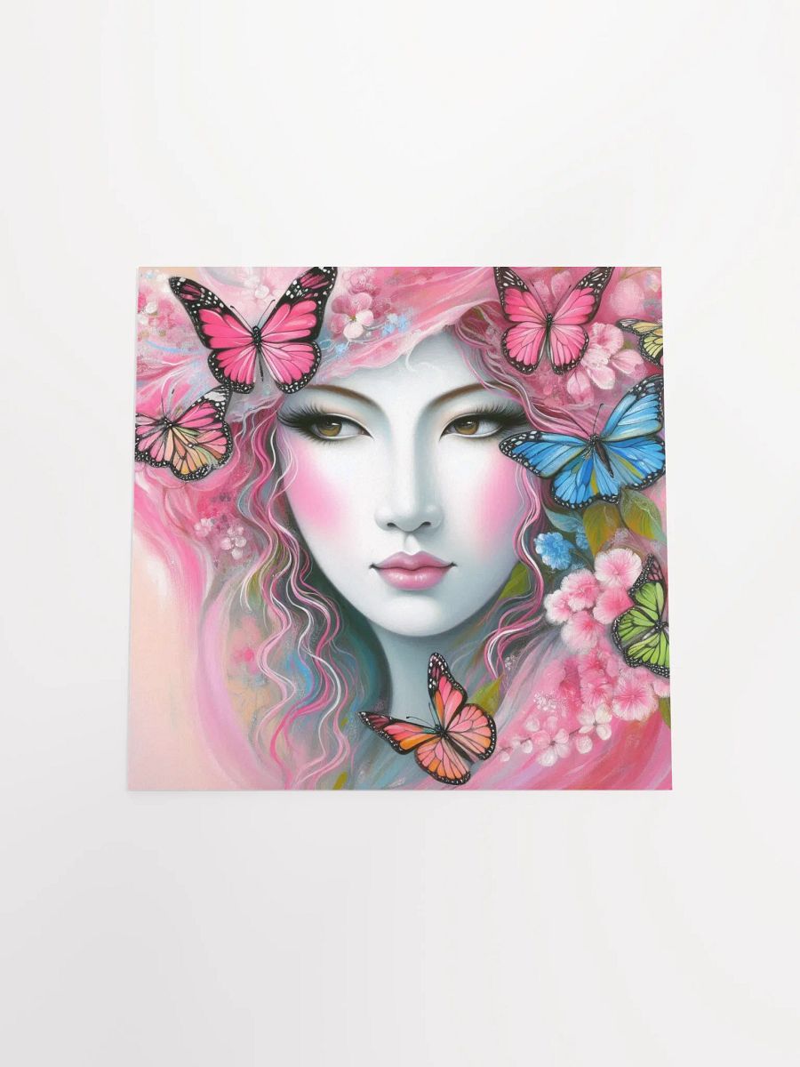 Woman and Butterflies Poster product image (4)