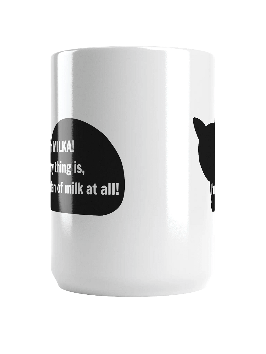 MILKA's Confession Cat Silhouette White Glossy Mug product image (5)