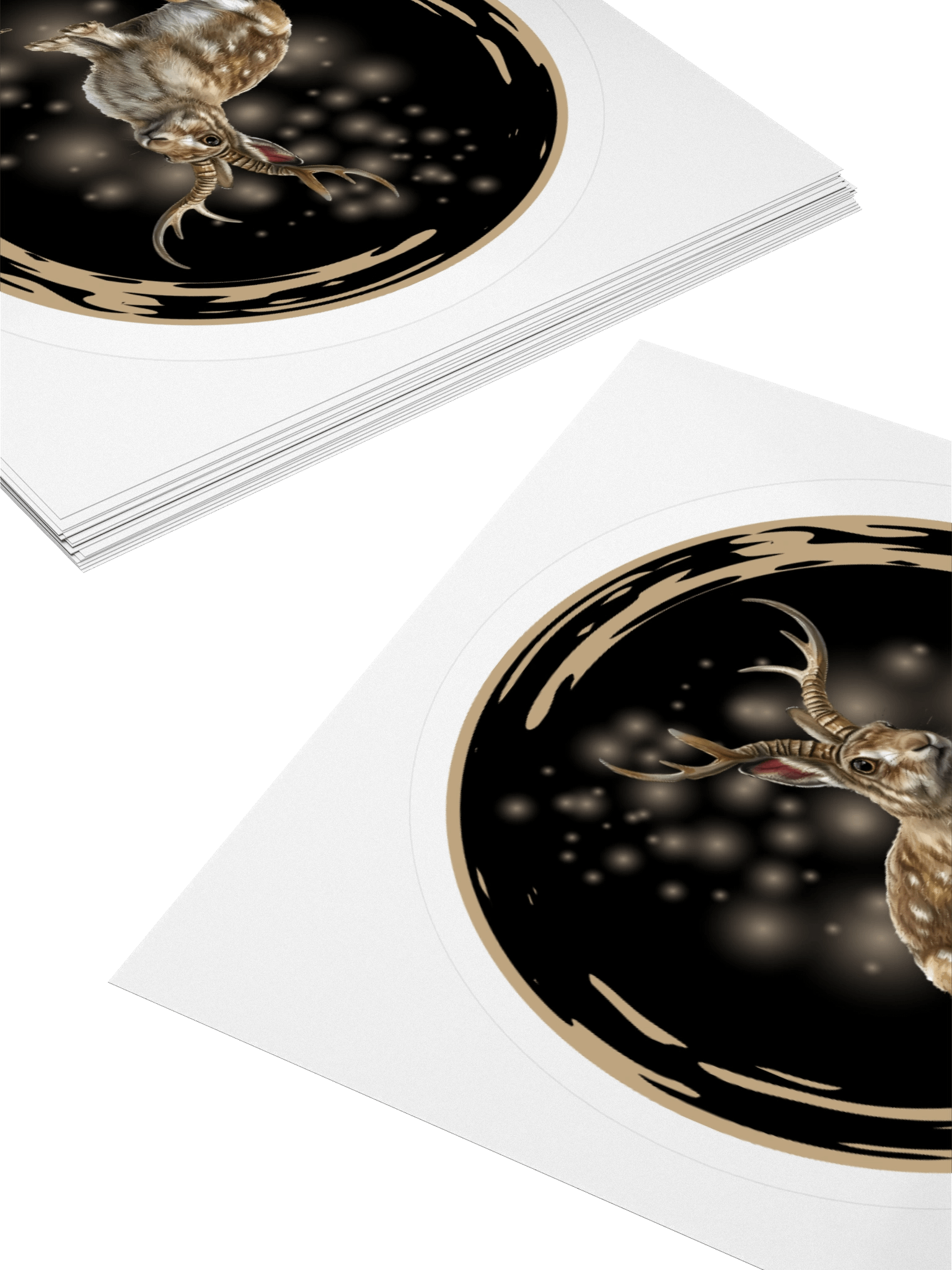 Mystical Jackalope Kiss Cut Stickers product image (4)