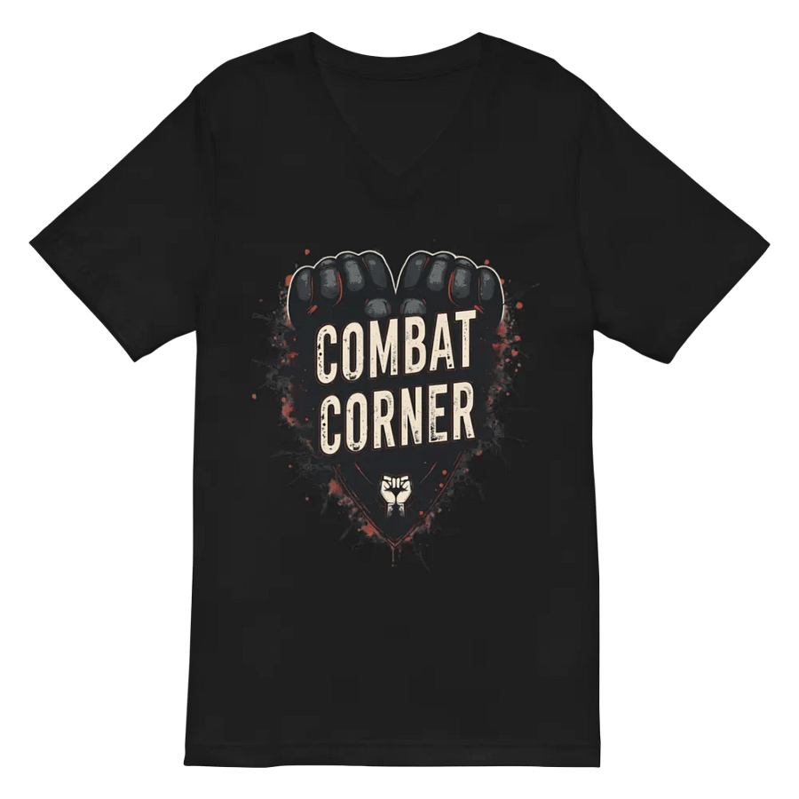 Combat Corner V-Neck T-Shirt product image (3)