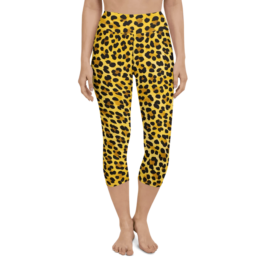Leopard Reverie Capri Leggings product image (3)