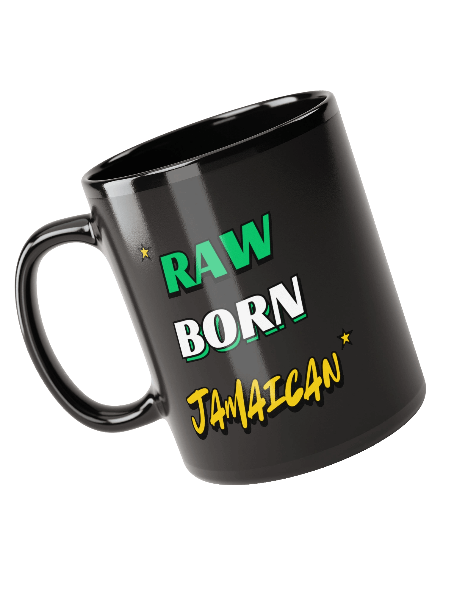 RAW BORN JAMAICAN Ceramic Mug product image (3)