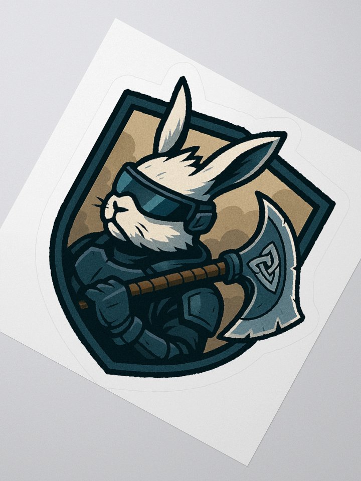 the tactical viking rabbit sticker product image (2)