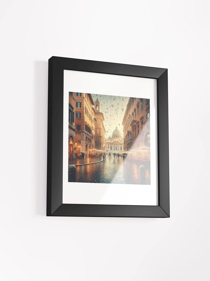 Rainy Day Reflections Framed Poster | Ai Design product image (3)