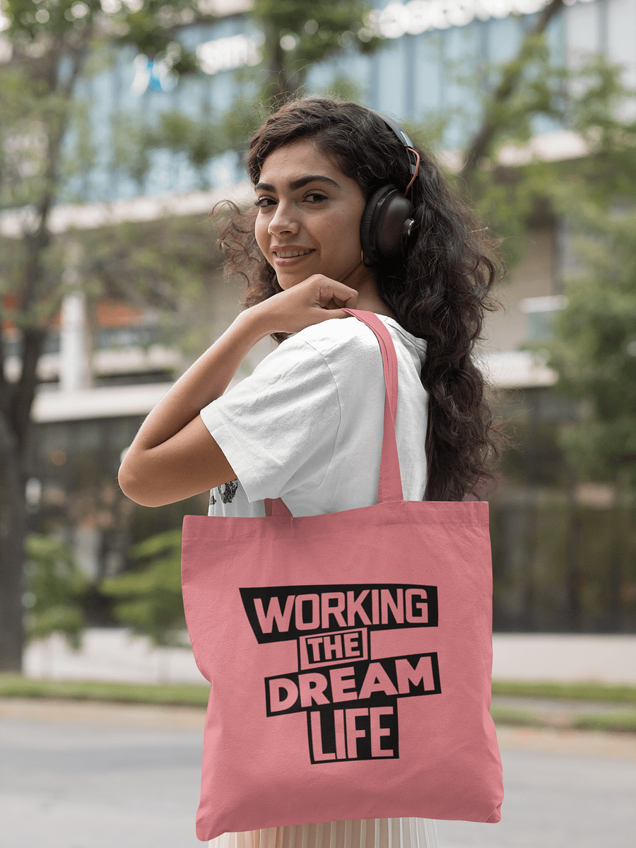 Pink Econscious Organic Cotton Tote Bag – Eco-Friendly Reusable Shopping & Everyday Carry Bag product image (5)