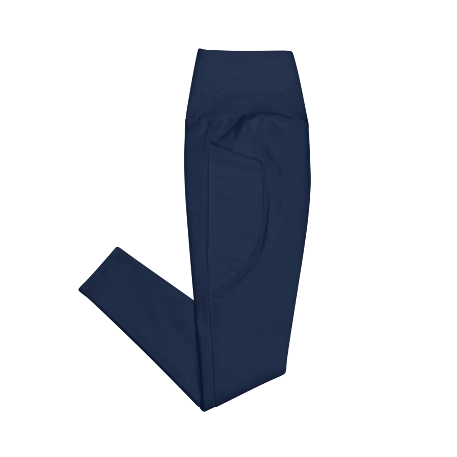 Abstract Blue Leggings with Pockets product image (10)