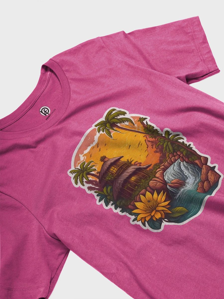 SunSet Fusion Logo Retro T-Shirt product image (3)