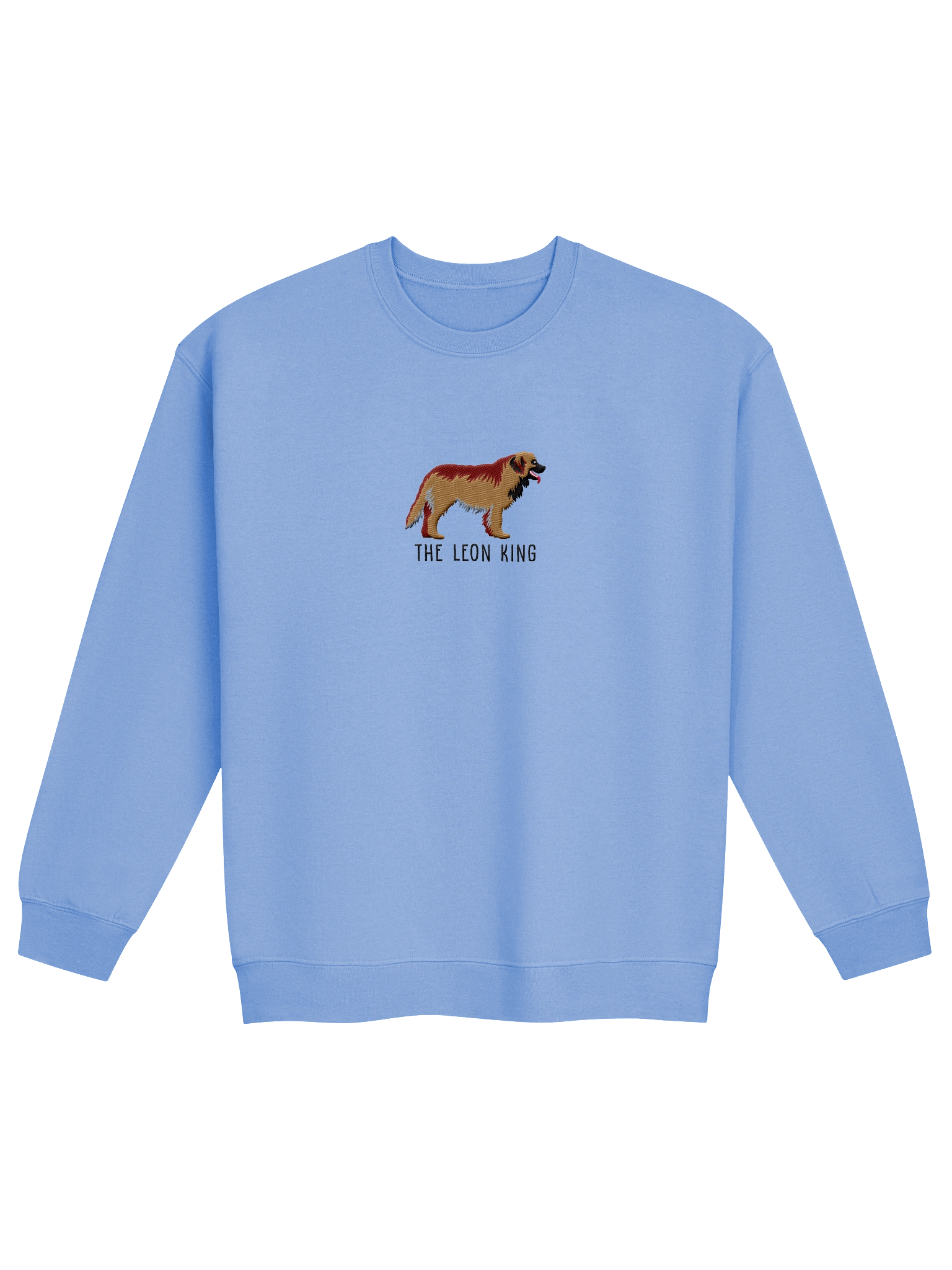 The Leon King Sweatshirt (Embroidered) of a Leonberger(Tan) product image (9)