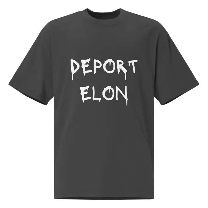 DEPORT ELON Oversized Faded T-Shirt product image (1)