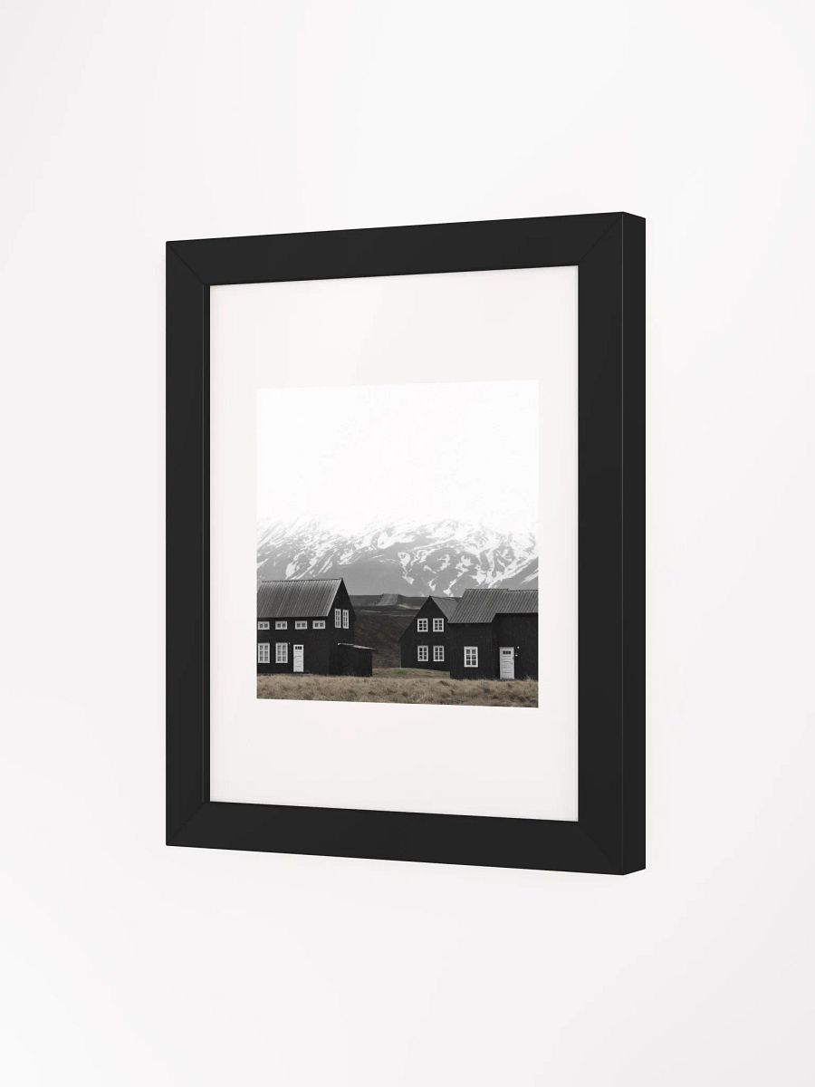 Iceland Mountain Retreat Framed Poster product image (78)
