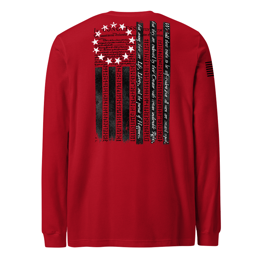 Declaration Flag: Pursuit of Happiness Long Sleeve product image (5)