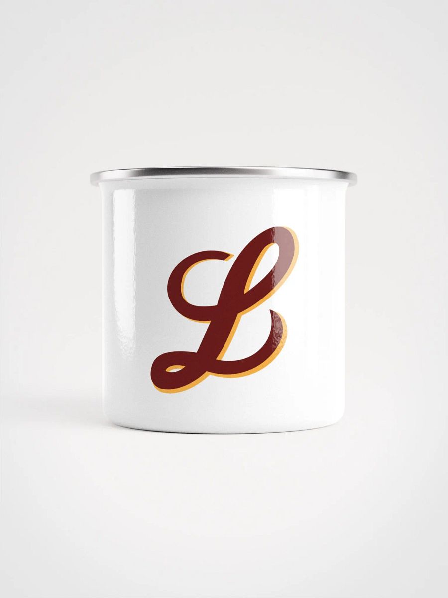 Ladera Cursive "L" Enamel Mug product image (1)