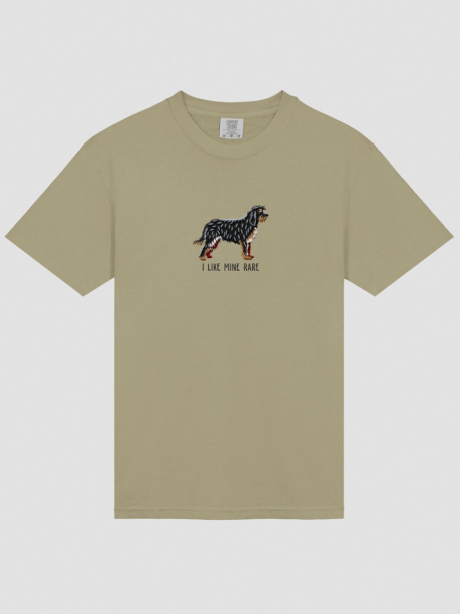 I Like Mine Rare T-Shirt(Embroidered) of an Otterhound(Black & Tan) product image (13)