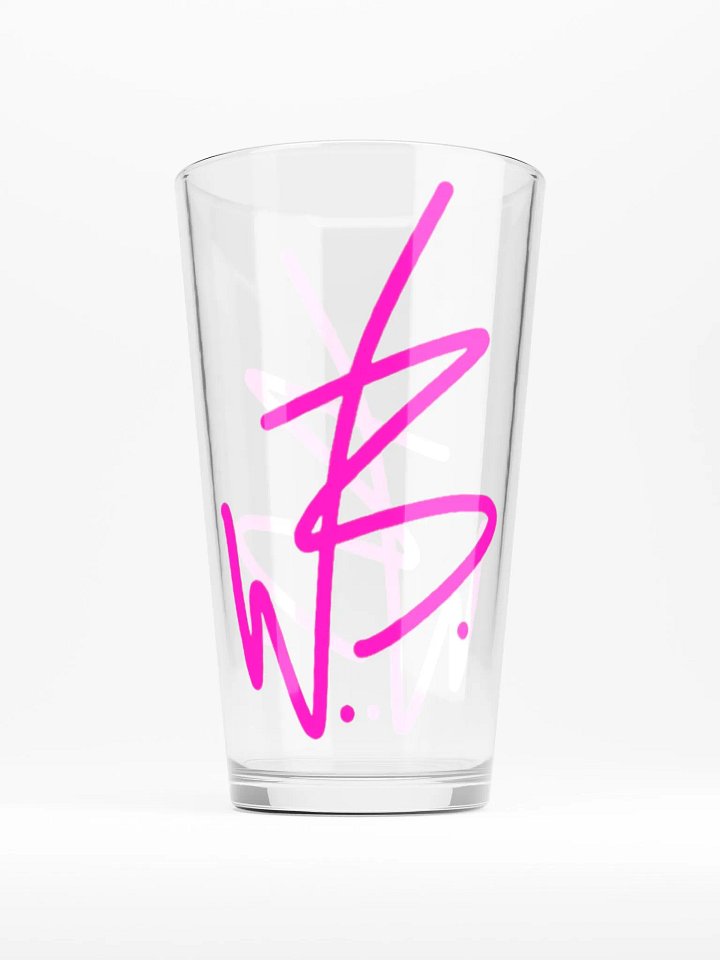 WB Pint Glass Pink product image (1)