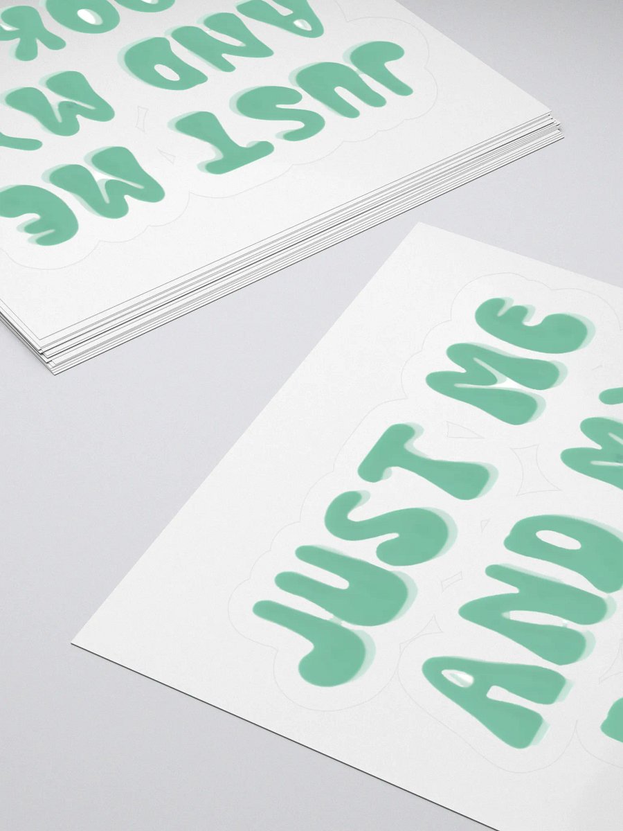 Just Me and My Books Stickers product image (13)