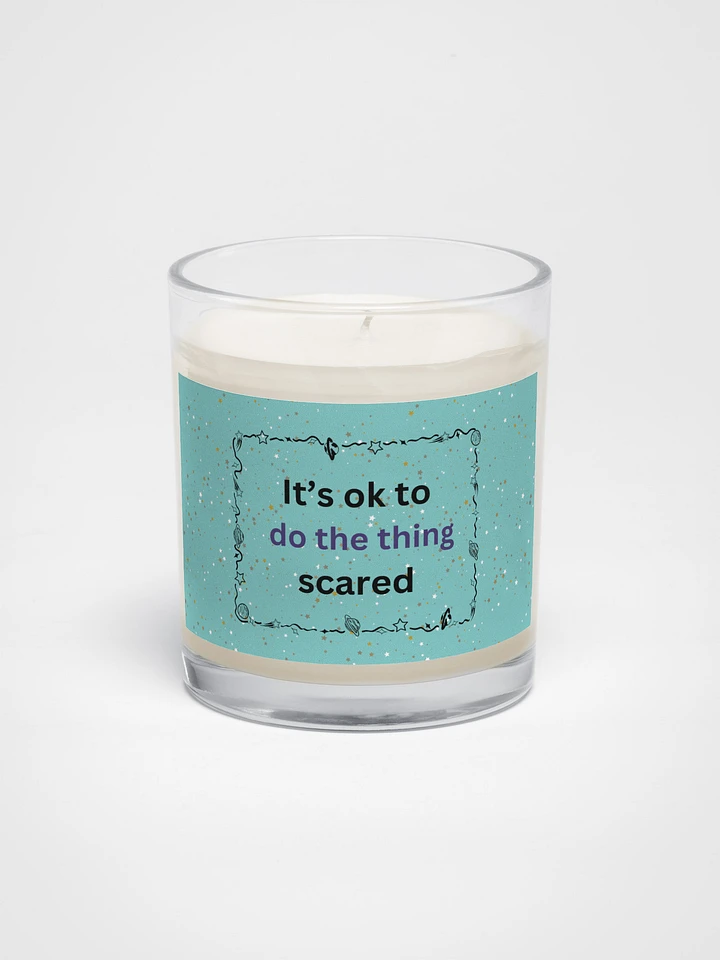 It's ok to do the thing Scared - Space candle product image (1)