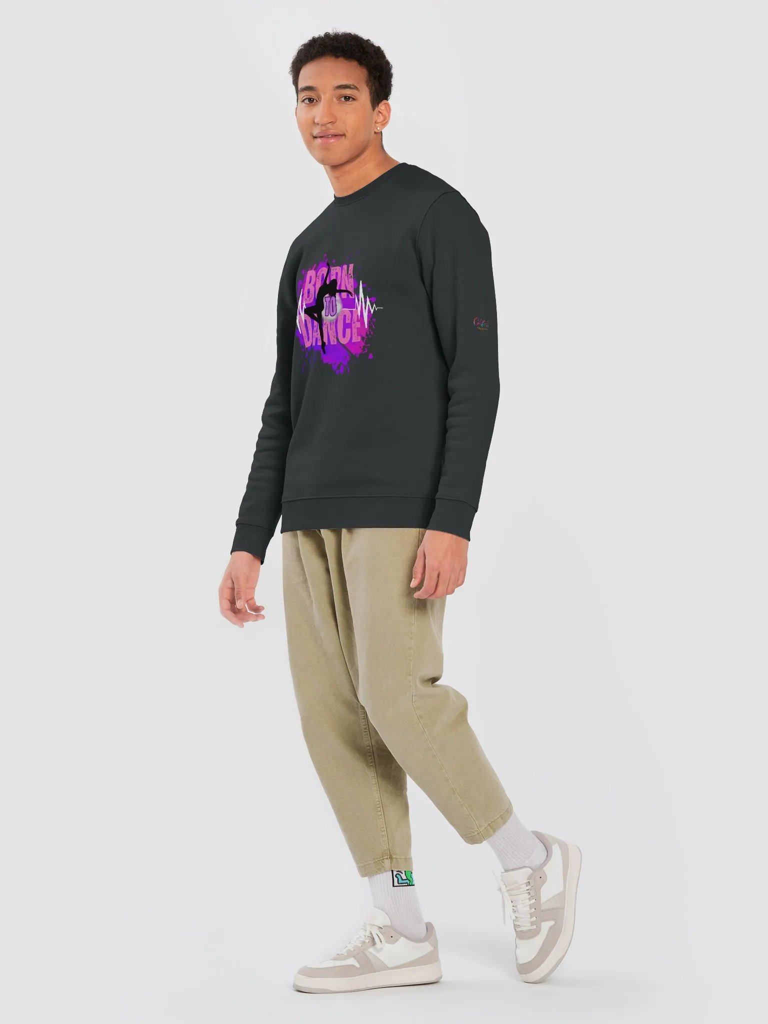 Born to Dance Her Silhouette Unisex Eco Sweatshirt product image (25)