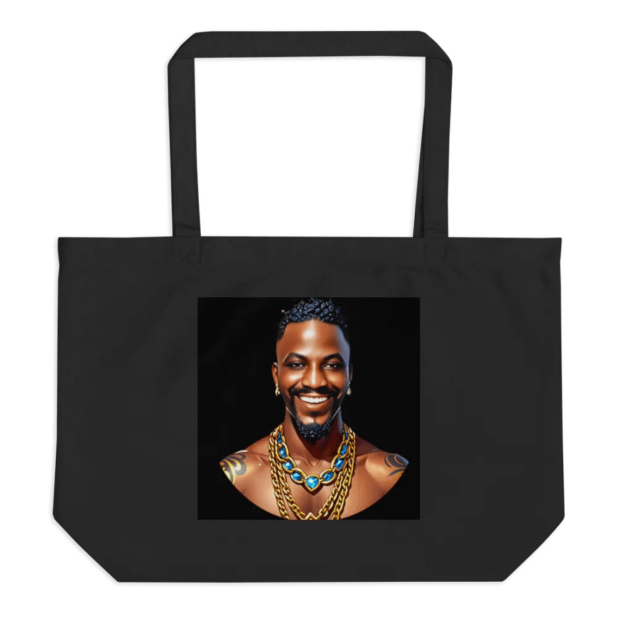 Golden Smile Organic Tote Bag product image (1)