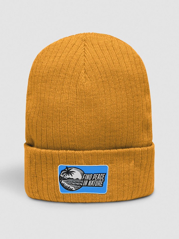Nature's Peace Ribbed Beanie | Find peace in nature product image (29)
