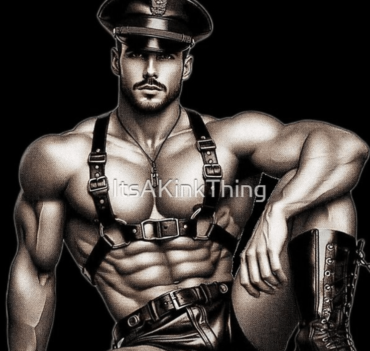 Gay Leather Bar Pride "Heat" Leather Bar San Francisco Pride Graphic Design product image (1)