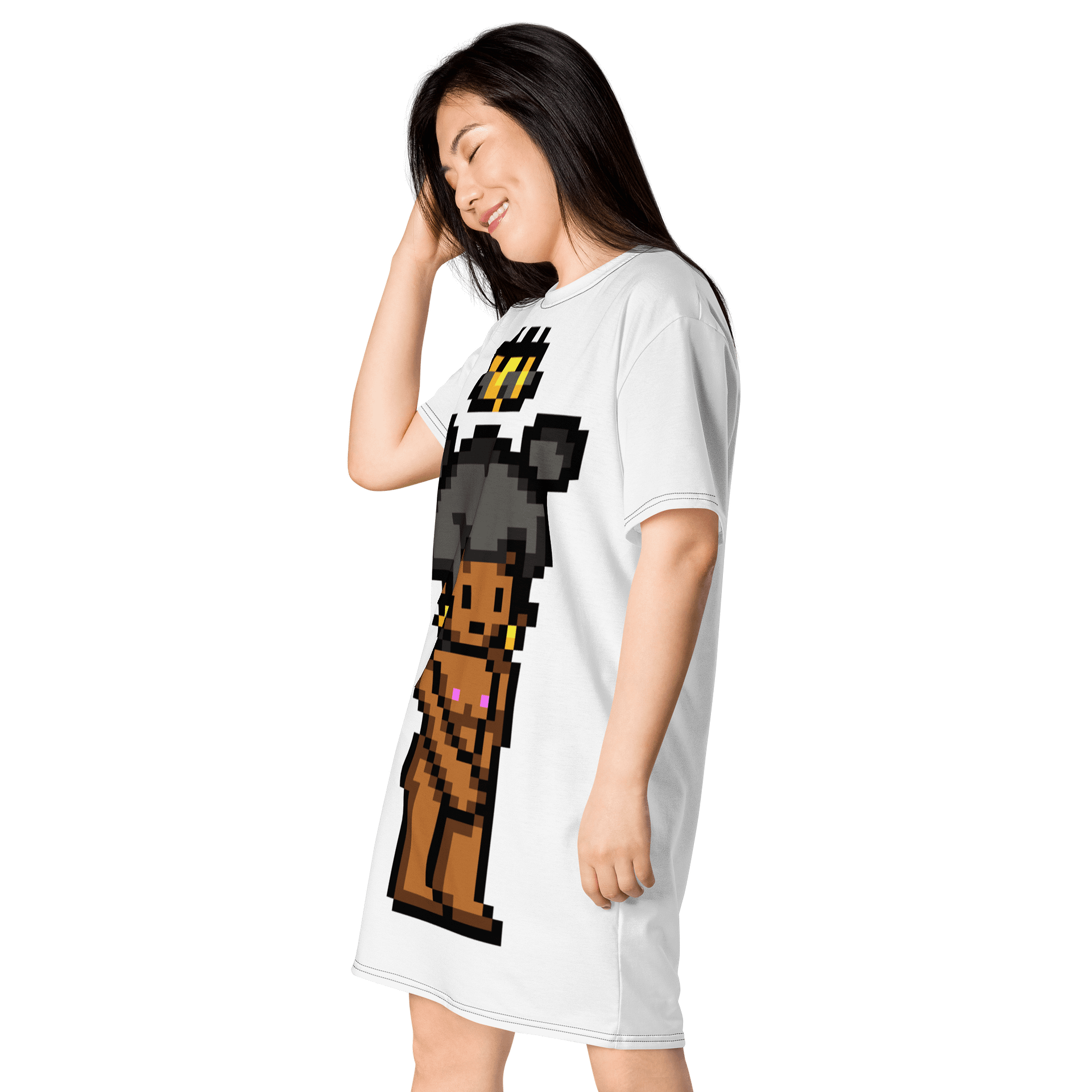 Pixel Queen 👑 T-Shirt Dress #24 product image (3)