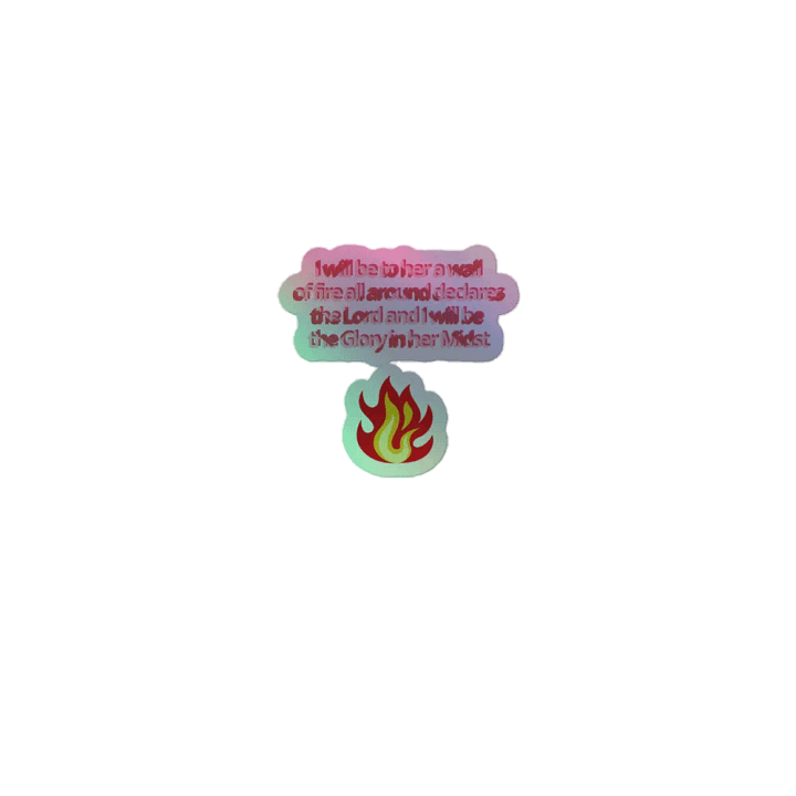 Divine Fire Holographic Sticker Sheet product image (1)