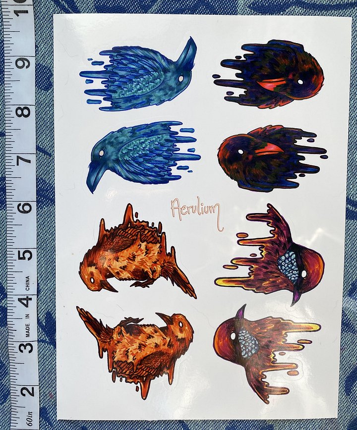 Gloopy Birb Sticker Pack product image (2)