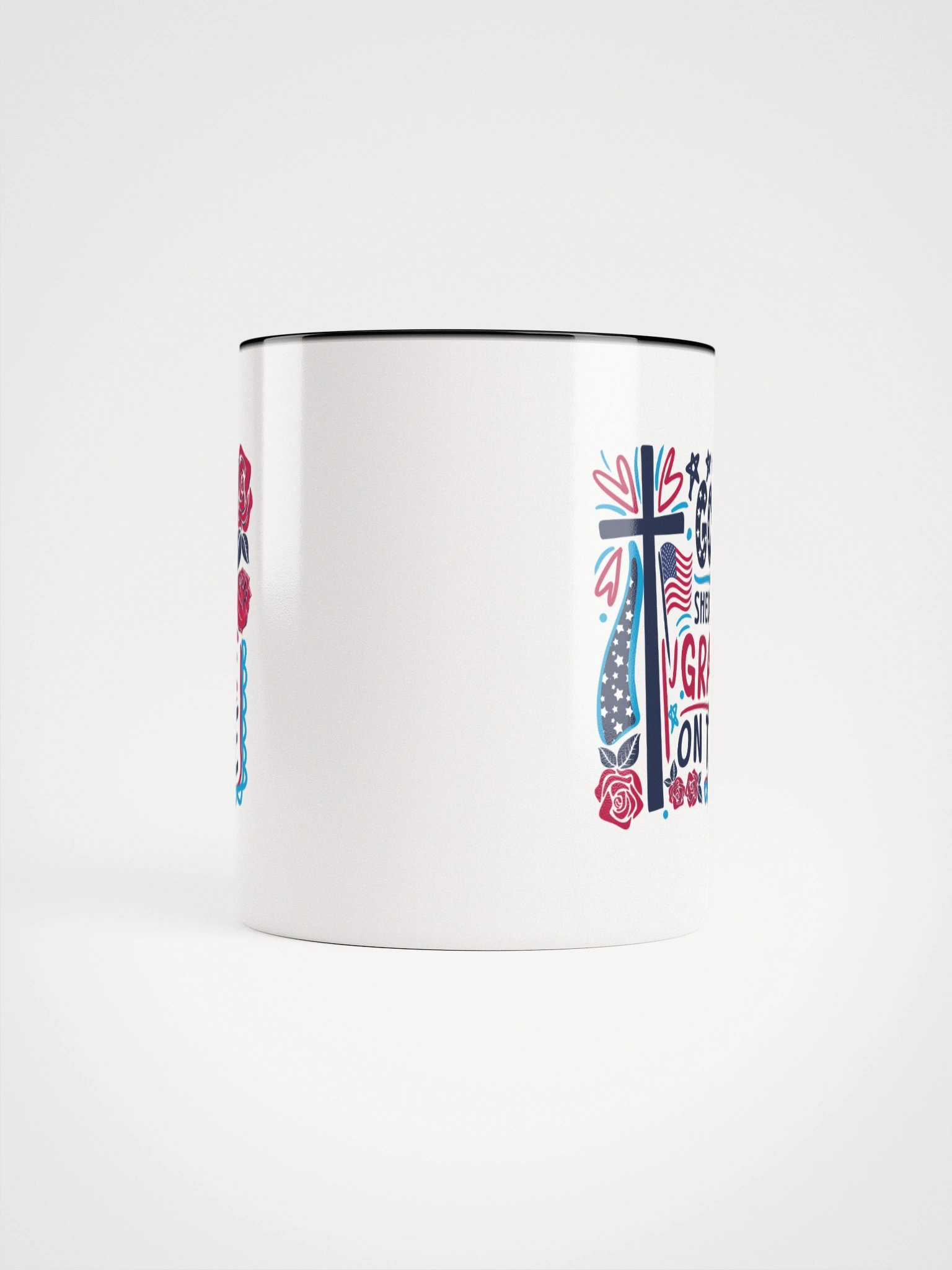 God Shed His Grace On Thee Patriotic Christian Inspirational Ceramic Coffee Mug product image (5)