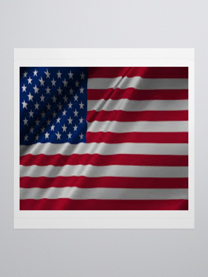 United States Flag Sticker | Stars and Stripes Design | Durable Vinyl | 3 Sizes product image (3)