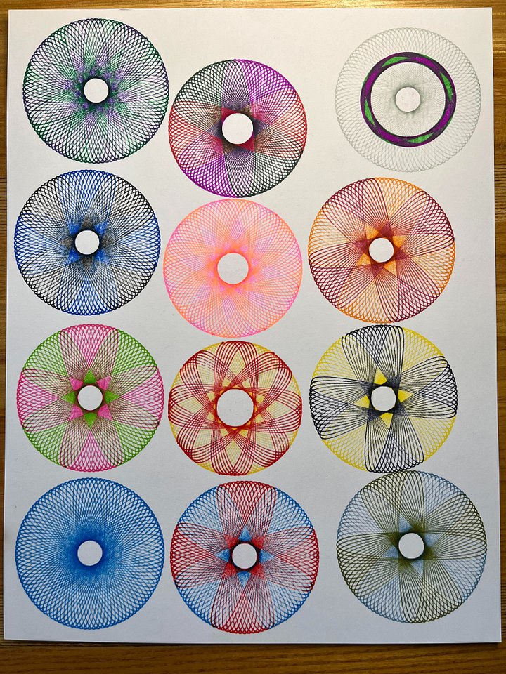 Mystery Spirograph art from Youtube Livestream product image (2)