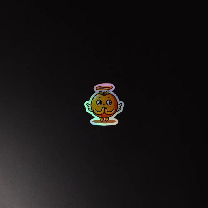 blessed orange sticker product image (4)