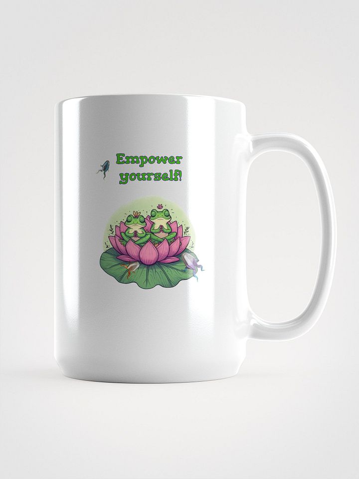Empowerment Frogs White Glossy Mug product image (1)