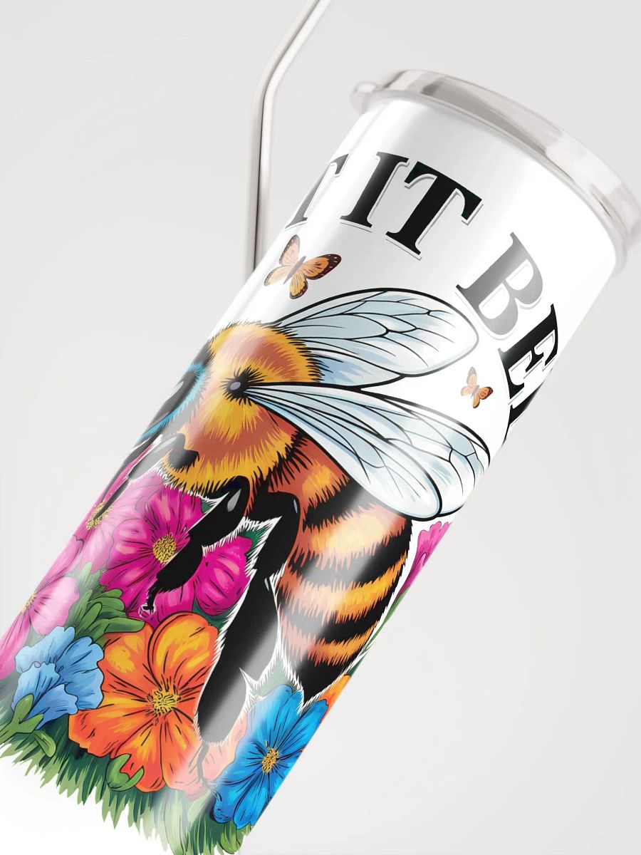 Let It Bee and Blossoms Stainless Steel Tumbler product image (4)