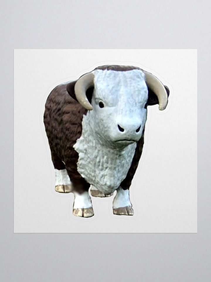 Big beef cow Sticker product image (1)