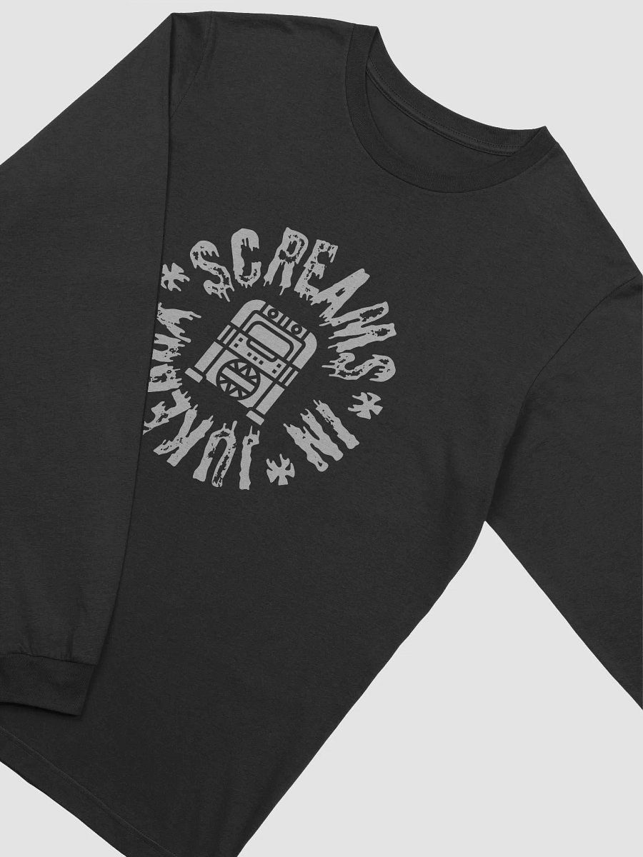 *Screams In Jukebox* Long Sleeve Tee, Grey Logo product image (15)