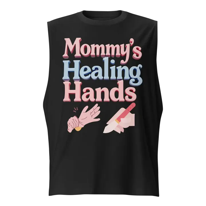 Mommy's Healing Hands Muscle Tank product image (1)