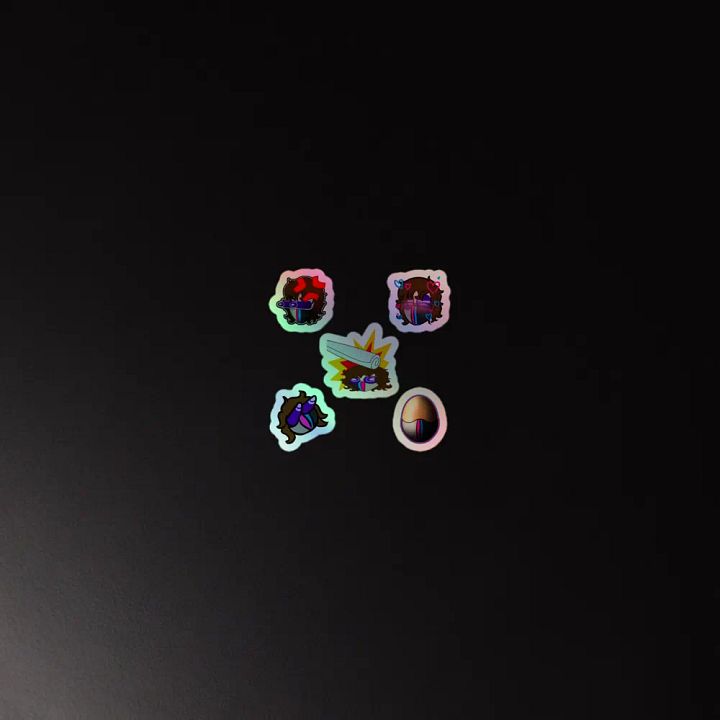 Denny Emotes (Round 1) - Holographic Stickers product image (4)