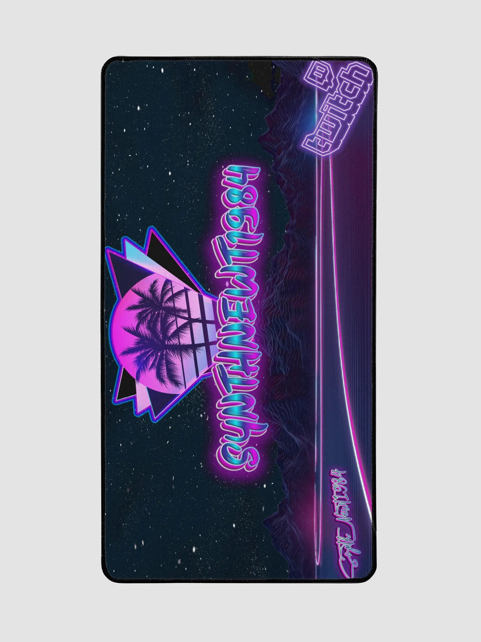SynthNewt1984 Desk Mat product image (2)