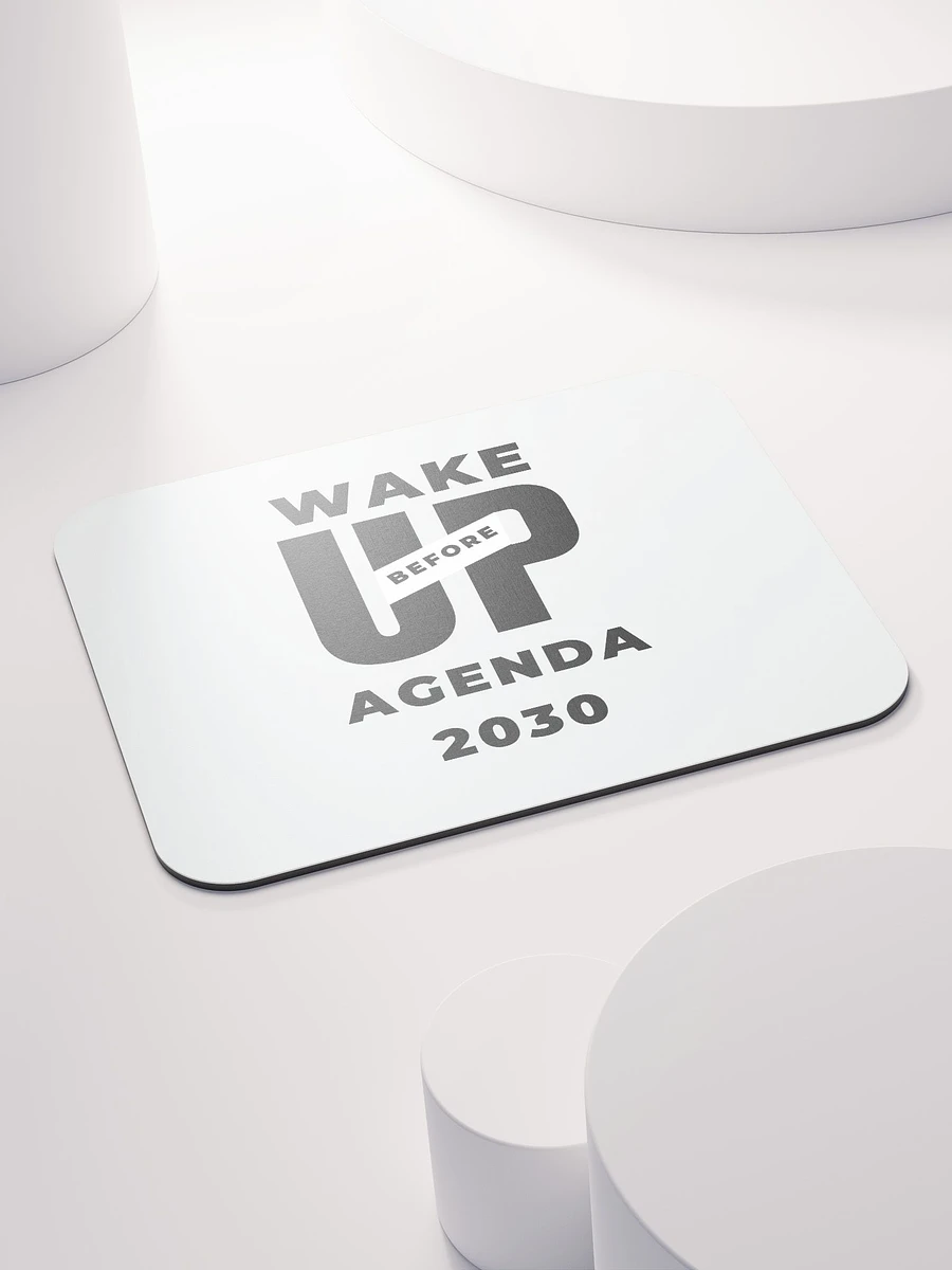 White Mouse Pad Wake Up Before Agenda 2030 product image (5)